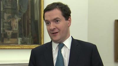 The Chancellor George Osborne