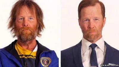 Jim Wolf before and after makeover