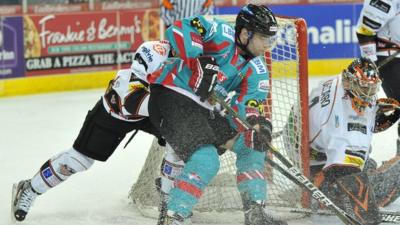 Mark Garside in action for the Belfast Giants