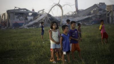 Children in Guiuan