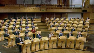 MSPs in the Scottish Parliament