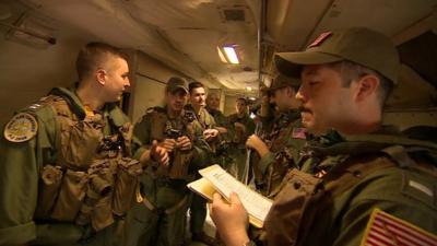 US crew aboard surveillance aircraft