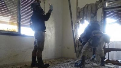 UN weapons inspectors in Syria