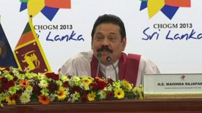 President Mahinda Rajapaksa