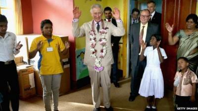 Prince Charles dancing the Hokey Cokey