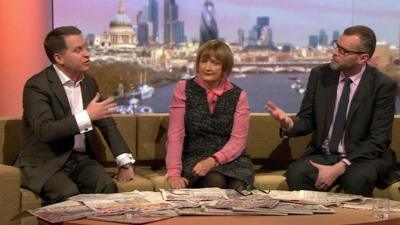 Justin Forsyth, Tessa Jowell and Tim Montgomerie