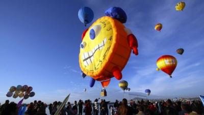 Hot air balloons