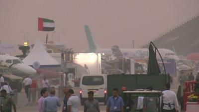 Sandstorm at Dubai air show