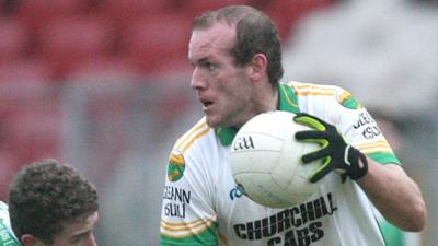 Neil Gallagher in action for Glenswilly against Roslea