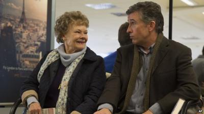 Judi Dench and Steve Coogan in Philomena