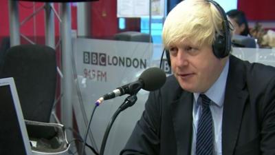 Boris Johnson on BBC London 94.9