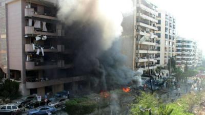 The blast at the Iranian embassy in Lebanon