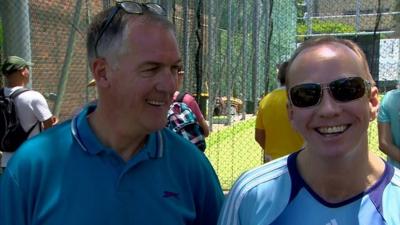 England cricket fans in Brisbane for first Ashes Test