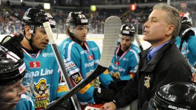 Belfast Giants coach Paul Adey