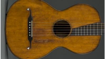 A classic Martin guitar