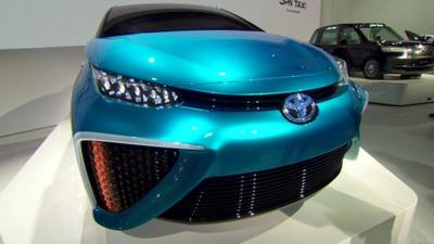 Car with fuel cell technology