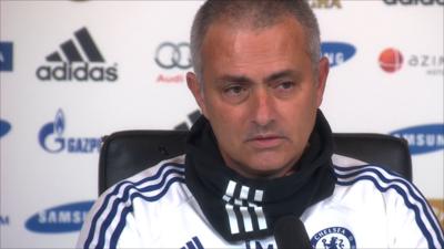 Chelsea boss Jose Mourinho