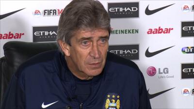 Manchester City boss Manuel Pellegrini