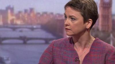 Shadow home secretary Yvette Cooper