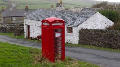 Red phone box courtesy of Manx National Heritage