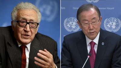 Lakhdar Brahimi and Ban Ki-Moon