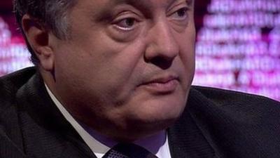 Ukrainian businessman and politician Petro Poroshenko.