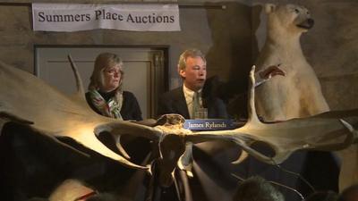 Auctioneer James Rylands