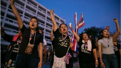 Anti-government protestors