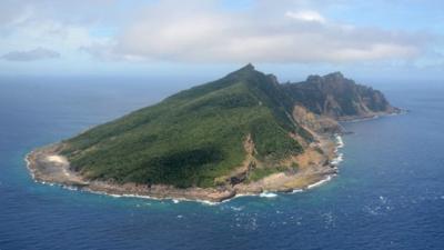 Disputed islands known as Senkaku in Japan and Diaoyu in China