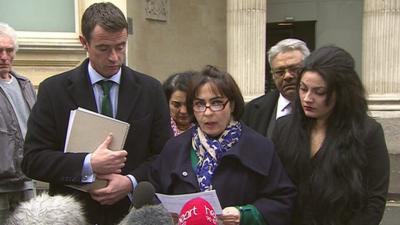 Bijan Ebrahimi's sister Manisha Moores gives a statement