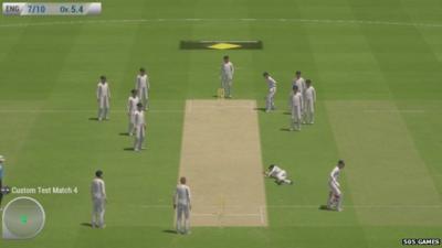 screenshot from Ashes Cricket 2013