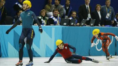 Steven Bradbury wins gold