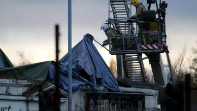 Rescue work at the Clutha Vaults