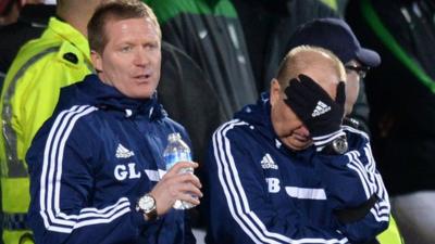 Interview - Hearts boss Gary Locke (left)