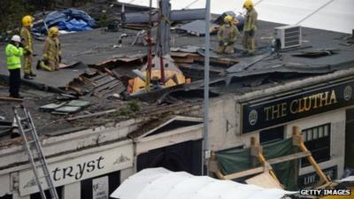 Clutha crash scene