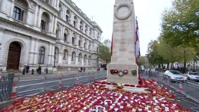 Cenotaph in Whitehall, London