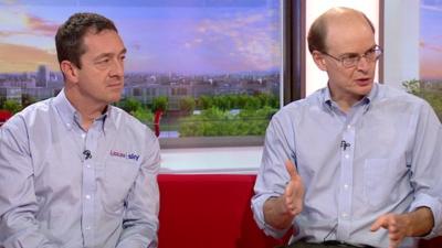 Chris Boardman and New York City transport policy director Jon Orcott