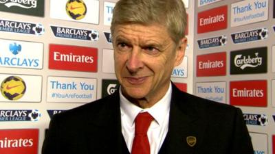 Arsene Wenger discusses Arsenal's 2-0 win over Hull