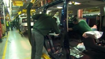 Jaguar Land Rover production line