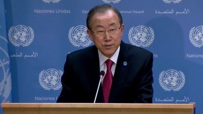 UN Secretary General Ban Ki-moon