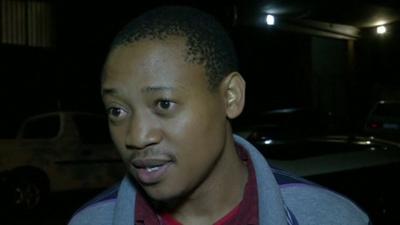 Man in Johannesburg