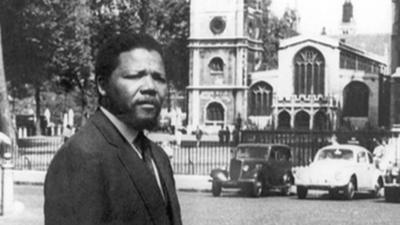 Nelson Mandela in London