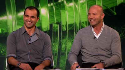 Roberto Martinez and Alan Shearer