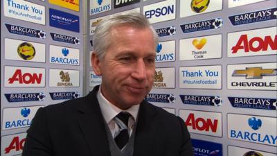 Newcastle manager Alan Pardew