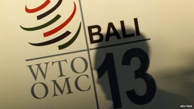 WTO logo from Bali meeting