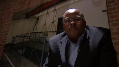 BBC reporter Milton Nkosi visits the Apartheid Museum in Johannesburg