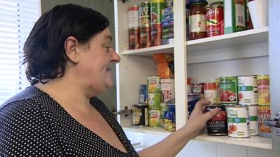 Susan Salamino, from Coventry, said she would have had to steal to feed her family if foodbanks had not been there to support her
