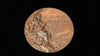 A bronze medal from the 1936 Berlin Olympics