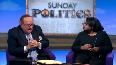 Andrew Neil and Diane Abbott