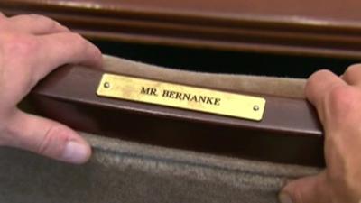 Ben Bernanke's chair at the Fed